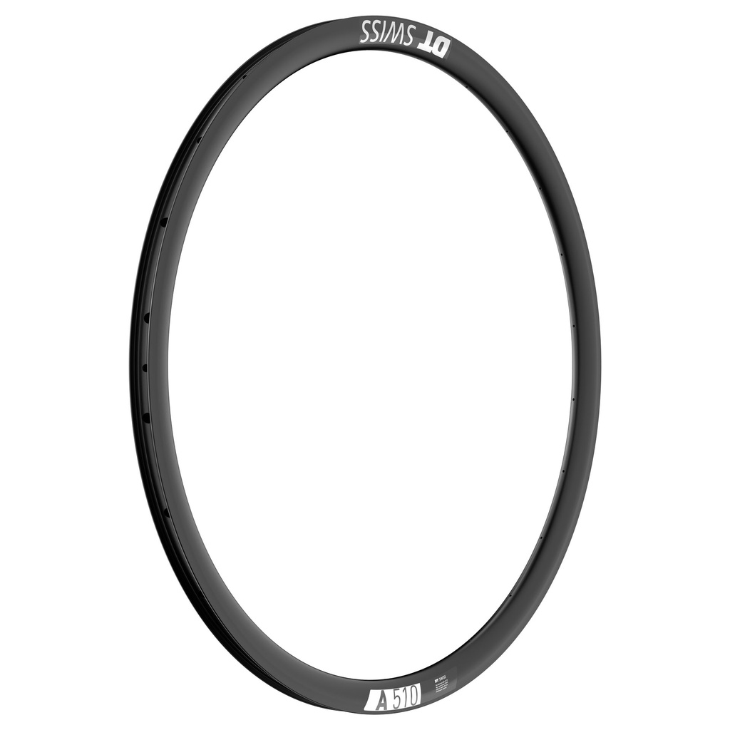 Aro DT SWISS 700 A 510 alum 30mm 24H p/tubeles disc black