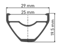 Rueda DT SWISS 29 X 1900 SPLINE center lock 142x12mm Shimano HG - Ratchet LN18 posterior