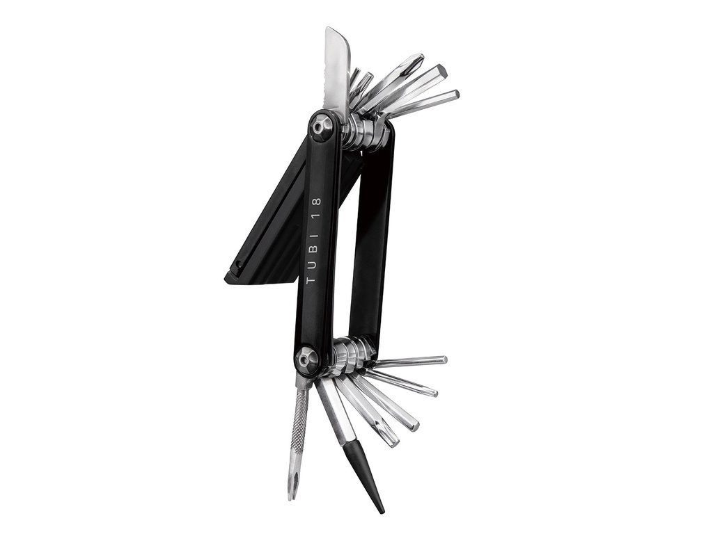 H-Navaja TOPEAK TUBI 18 mini tool black TUB-18B 18 fun w/tubeless tire repair kit 