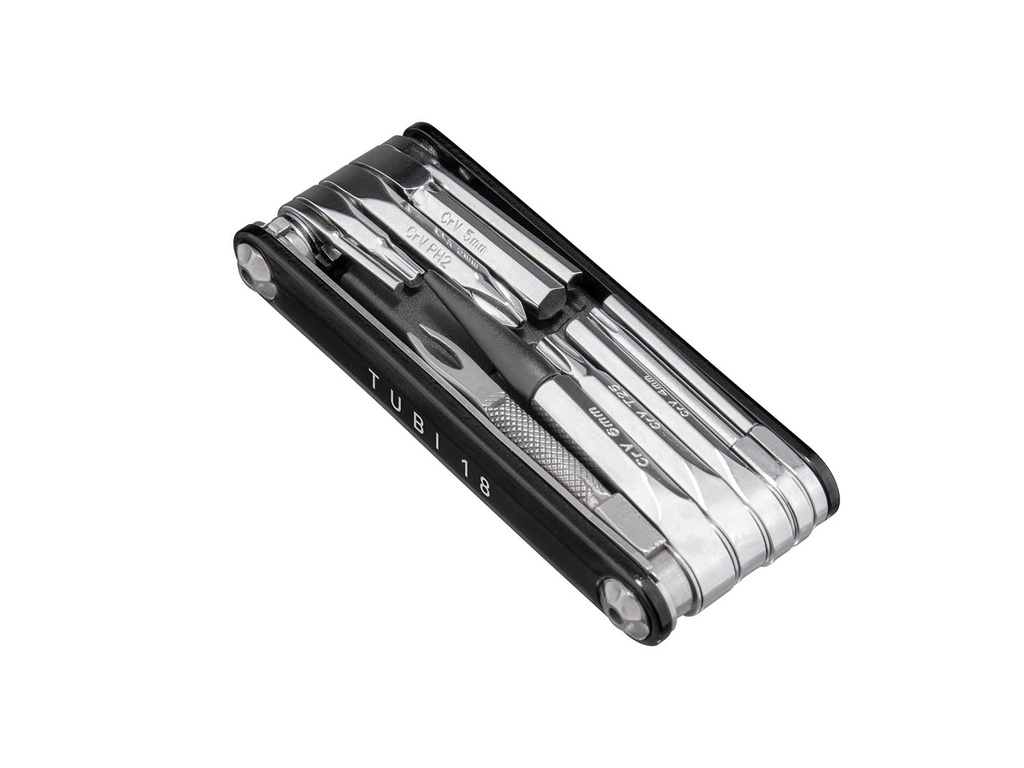 H-Navaja TOPEAK TUBI 18 mini tool black TUB-18B 18 fun w/tubeless tire repair kit 