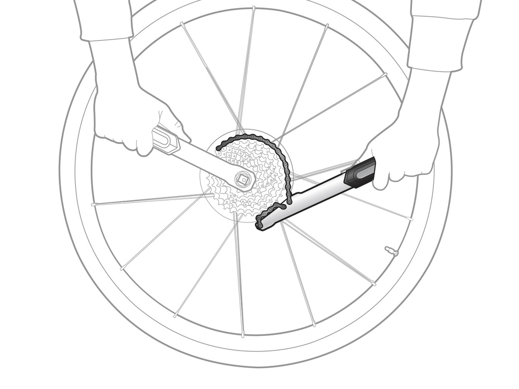 H-Desmontaje TOPEAK de cadena/piñon TPS-SP21