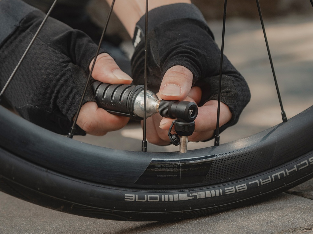 Inflador TOPEAK de CO2 TAB-NL1 valvula nano airbooster L 15g -25g