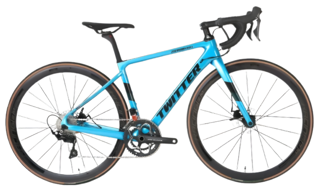 Bicicleta TWITTER Ruta STEALTHpro 51cm carbon horquilla SRAM RIVAL-22v blue 