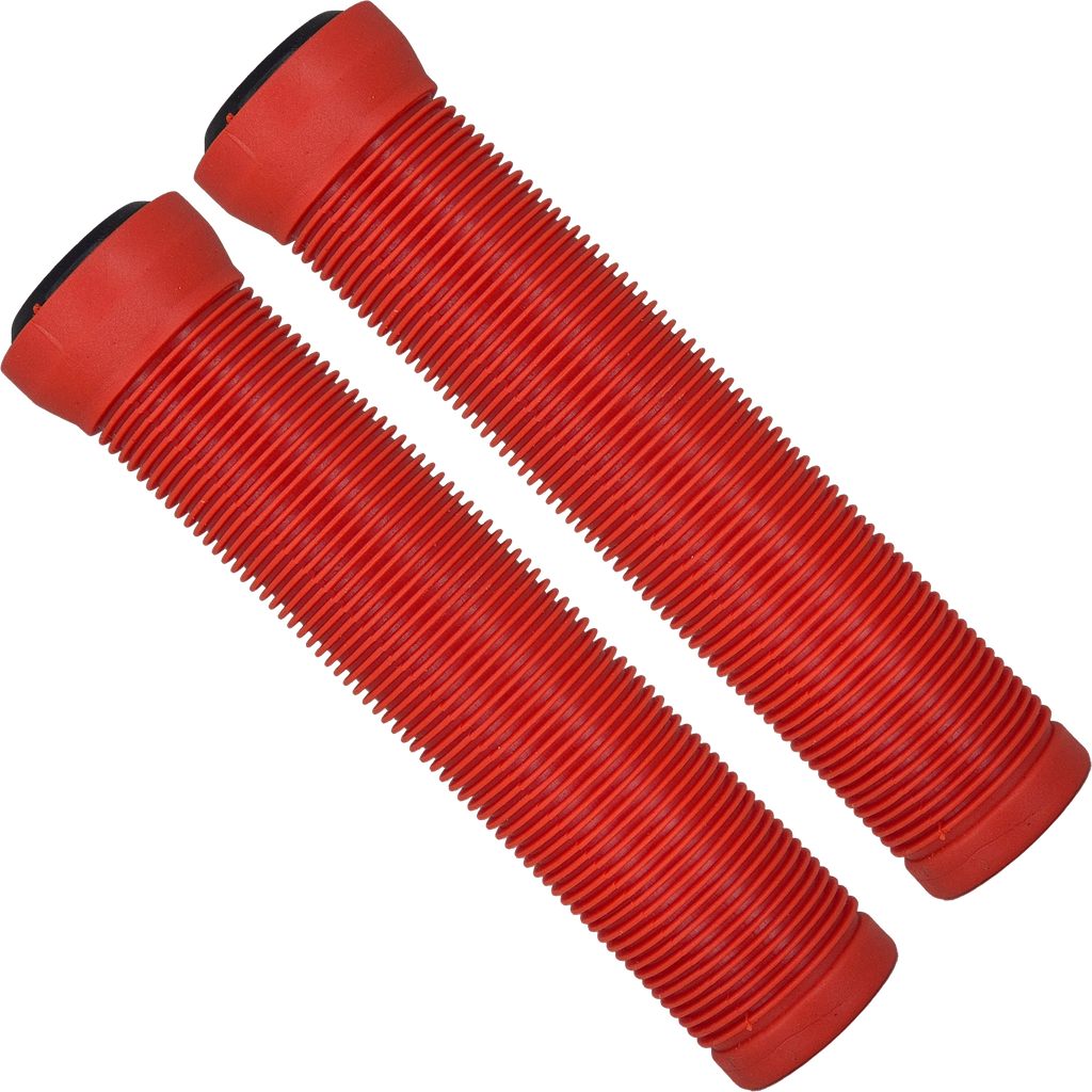 Grips rubber 145mm red neon CN