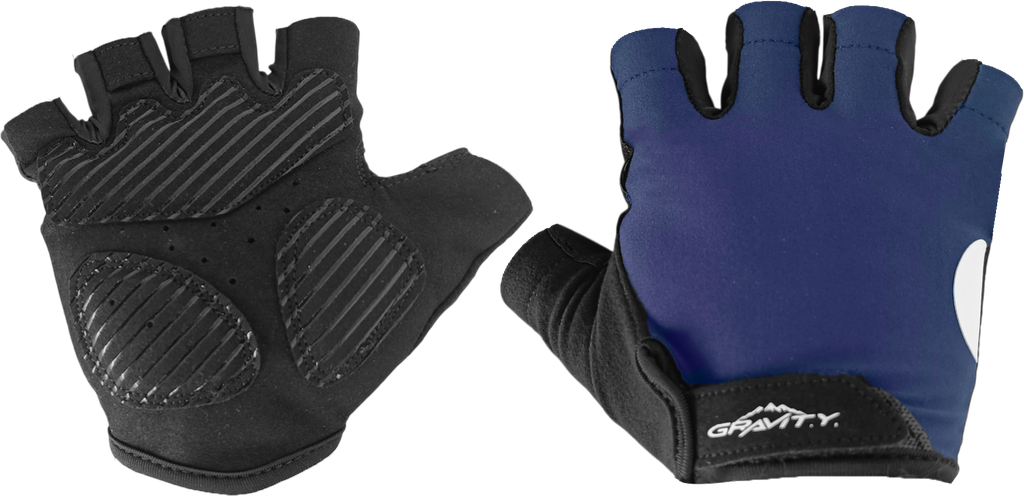 Guantes GRAVITY ciclismo d/corto EG-701 blue/black M
