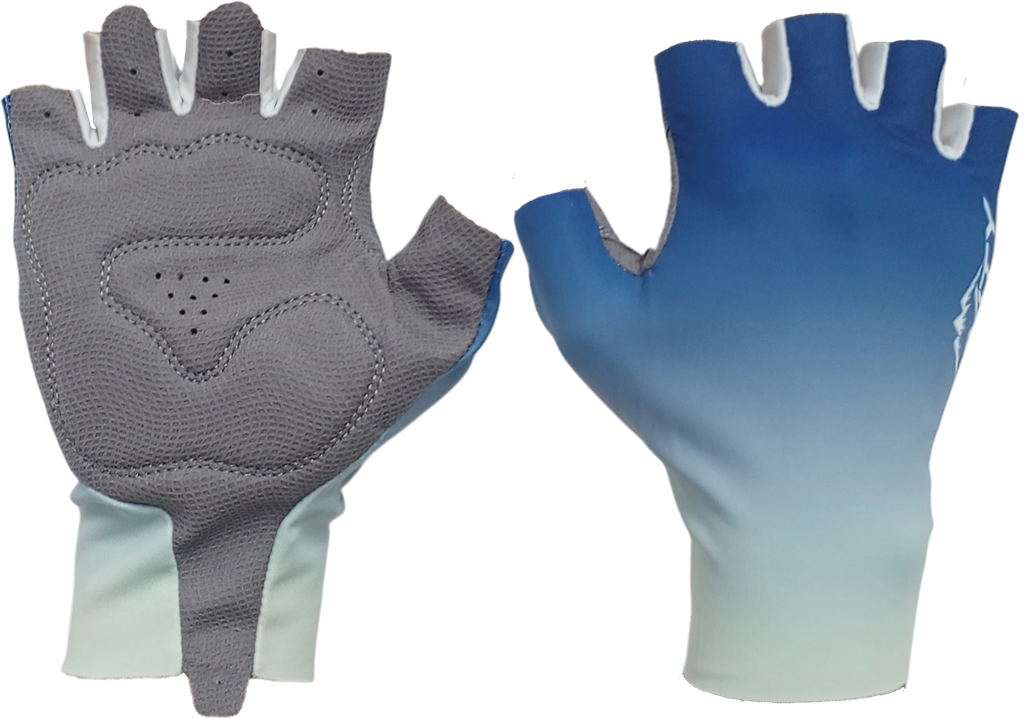 Guantes GRAVITY ciclismo d/corto EG-707 blue/white S