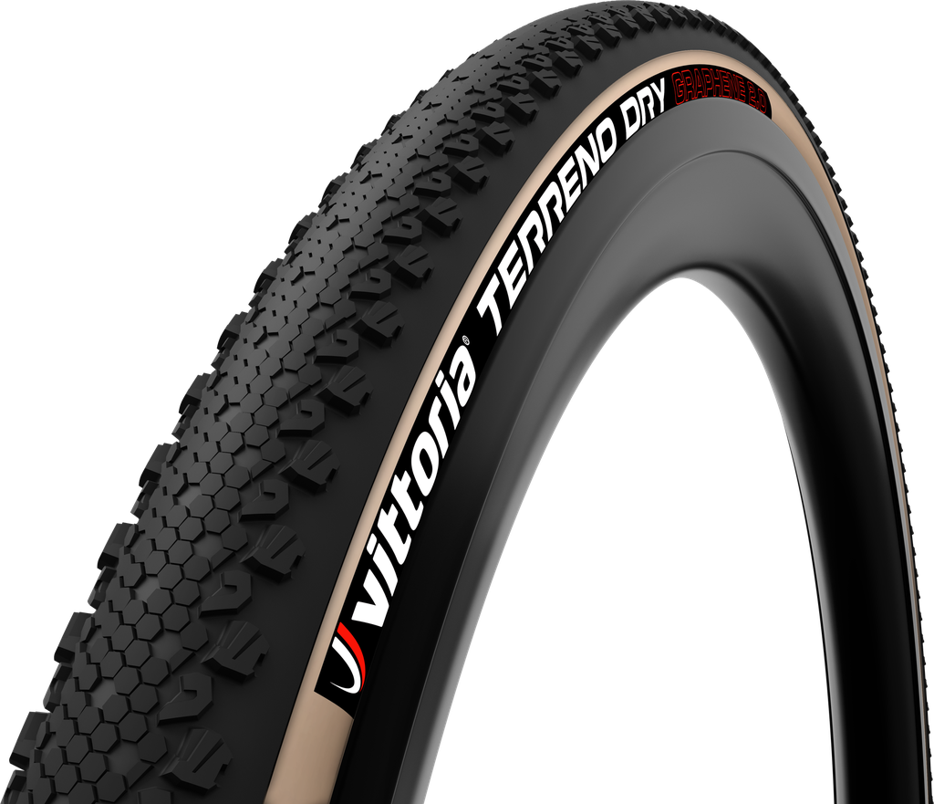 Llanta VITTORIA 700x38 Terreno Dry Gravel TLR tan-blk-blk G2.0 11A00288