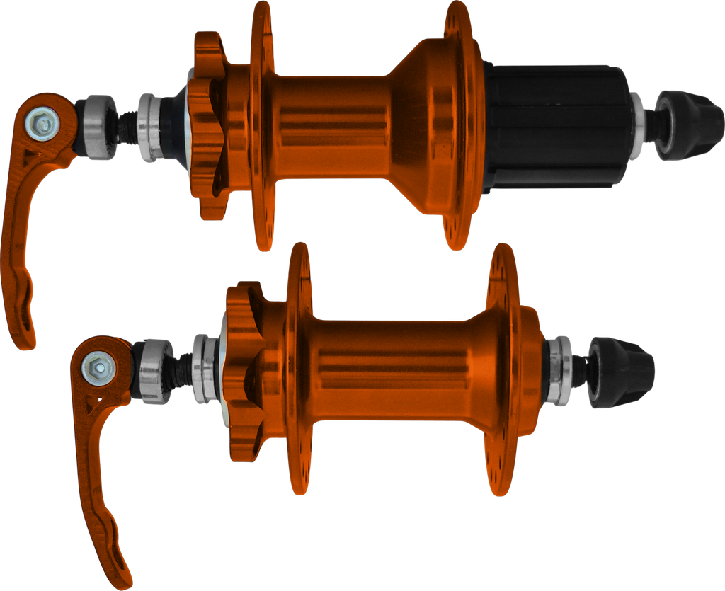 Manzana F1RST UP alloy 32H M9x100/M10x135 orange