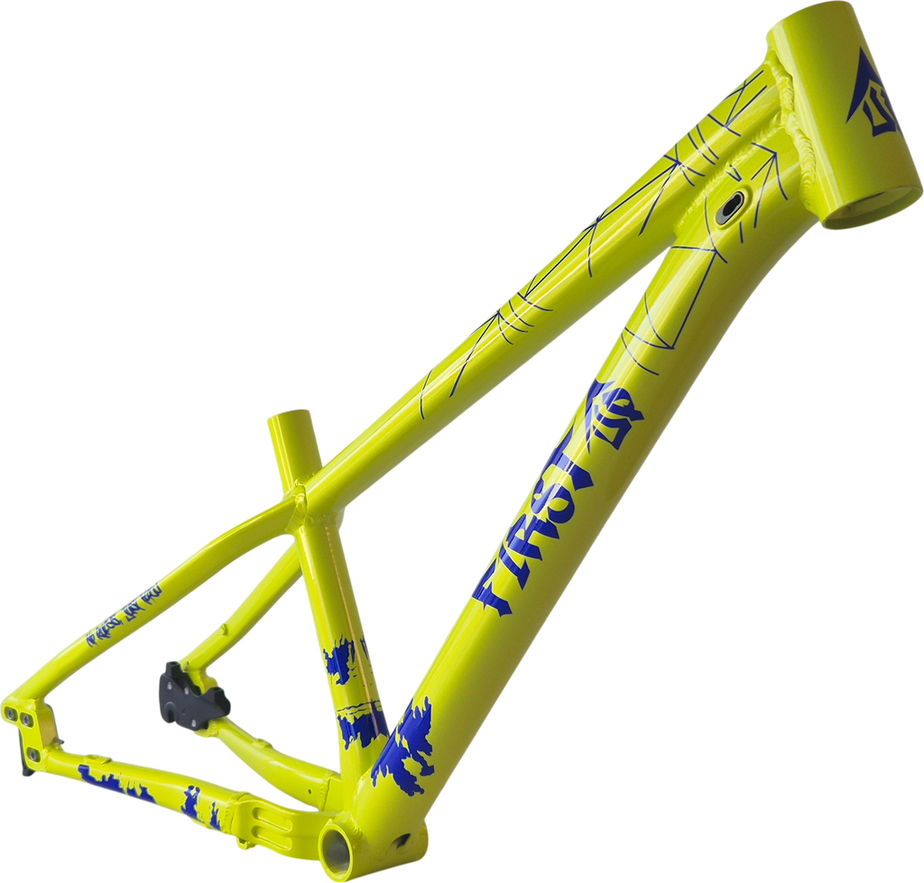 Cuadro F1RST UP-F 26-27,5 STUNT/DIRT disc plr/30.9 c/interno neon yellow
