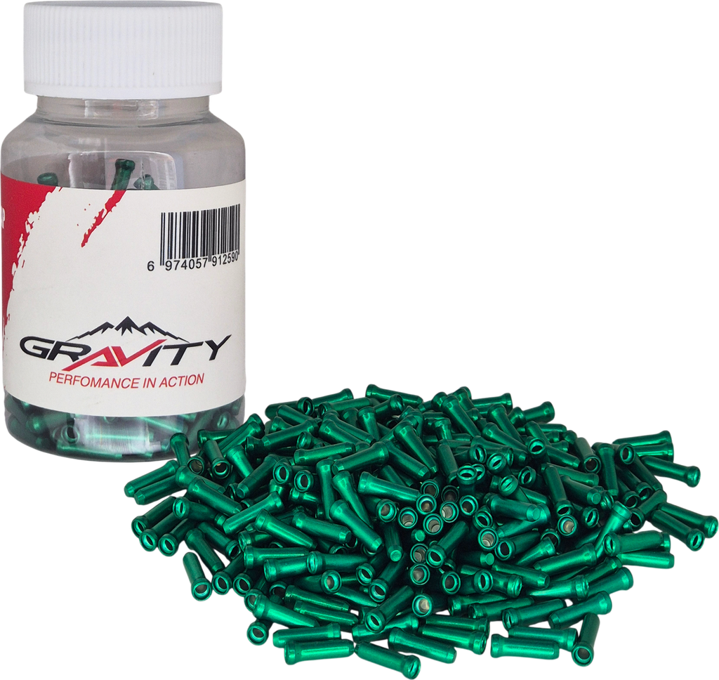 Tope GRAVITY de cable 300pcs green set