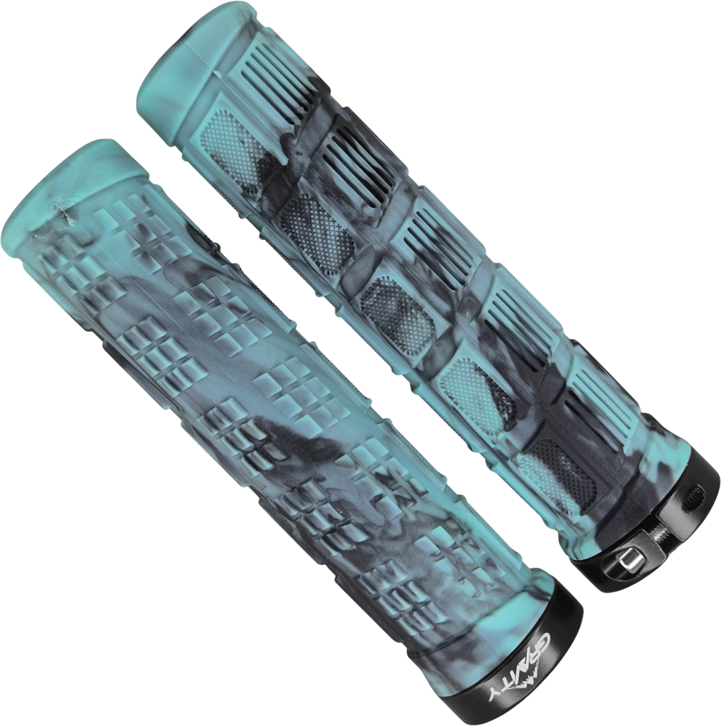 Grip GRAVITY 130mm TPR GRP-3438 cyan c/seguro black