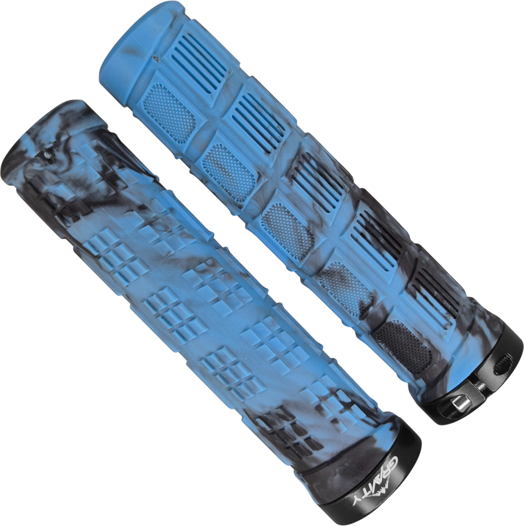Grip GRAVITY 130mm TPR GRP-3438 blue c/seguro black