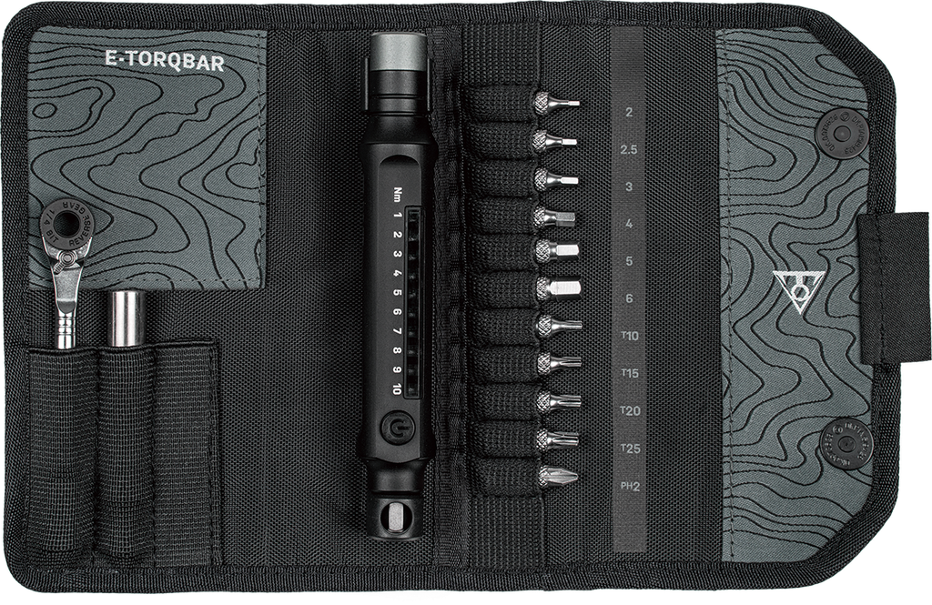 H-Llave TOPEAK E-TORQBAR 1-10Nm Torquimetro Manual TT2623