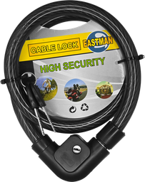 [BP-SEG013] Seguro EASTMAN Bici llave 20X1000 black C-22108