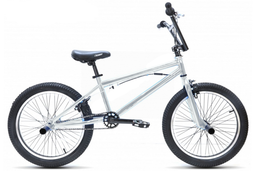 [BC-BIC132] Bicicleta CROSSER 20 BMX CHILLY-B alum freestyle silver