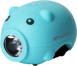 [BC-LUZ078] Luz ENJOY EAST delantera PIG EBL-3624 USB cyan