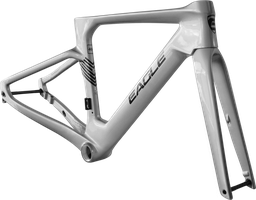 [BC-CUA451] Cuadro EAGLE RUTA R06 carbon 520mm p/disc c/trinche-pilar-pist/trinche y centro timon integrado c/stem 400x90mm grey black