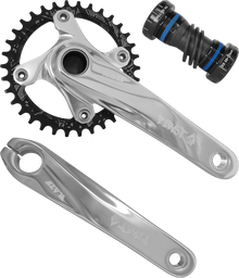 [BC-CAT188] Catalina F1RST UP monoplato integrada 34T 170mm black/chrome caja