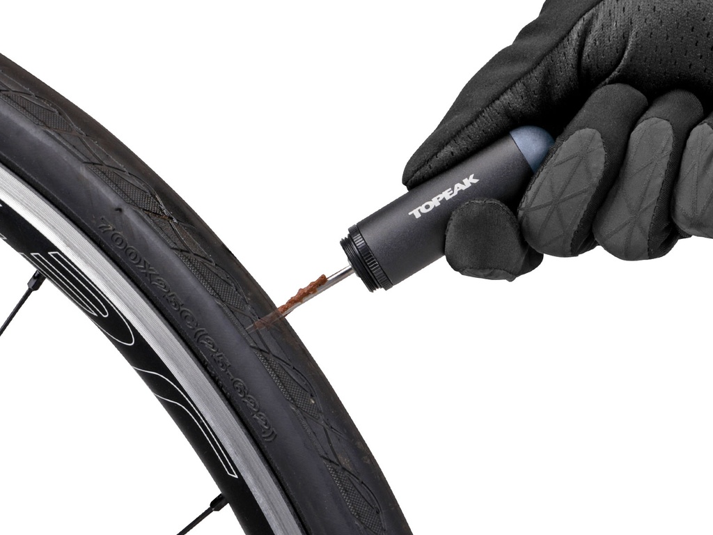 H-Kit TOPEAK  reparacion tubeless TUBICARTRIDGE R16 / valvula CO  2 TUB-CRD