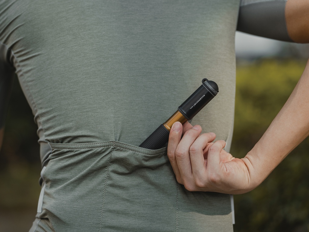 Inflador TOPEAK TRR-M1GD RACE ROCKET MINI, GOLD
