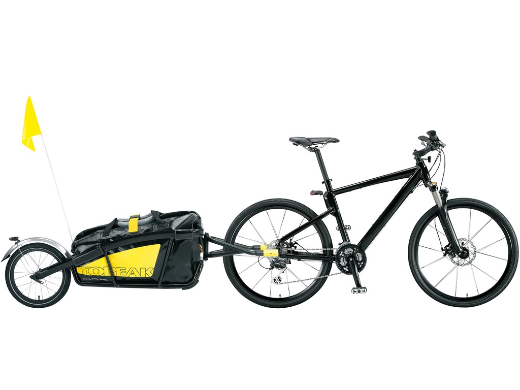 Trailer TOPEAK Journey TTR-01 c/maleta impermeable black/yellow