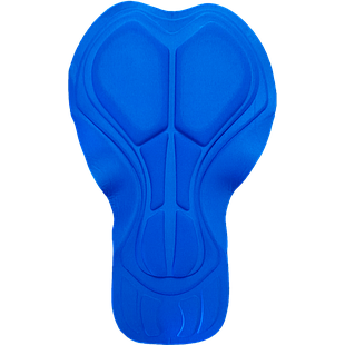 Badana p/pantaloneta normal azul 