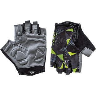 Guantes ENJOY ciclismo d/corto AI-02-429 Grey/Green XS