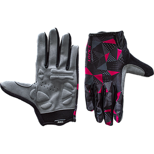 Guantes ENJOY MTB/BMX d/largo AI-02-429 Grey/Pink S