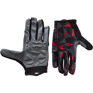 Guantes ENJOY MTB/BMX d/largo AI-02-429 Grey/Red XS