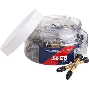 Valvula JOE'S tubeless french/presta 48mm set 20pares