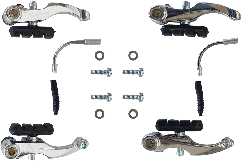 V-brake LOGAN alum BMX Mini silver plsh