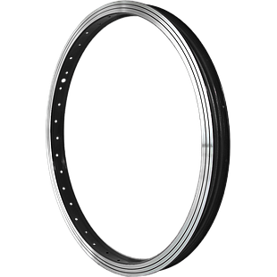 Aro SNM 20 alum 48H AS-M24C d/pared v-brake black