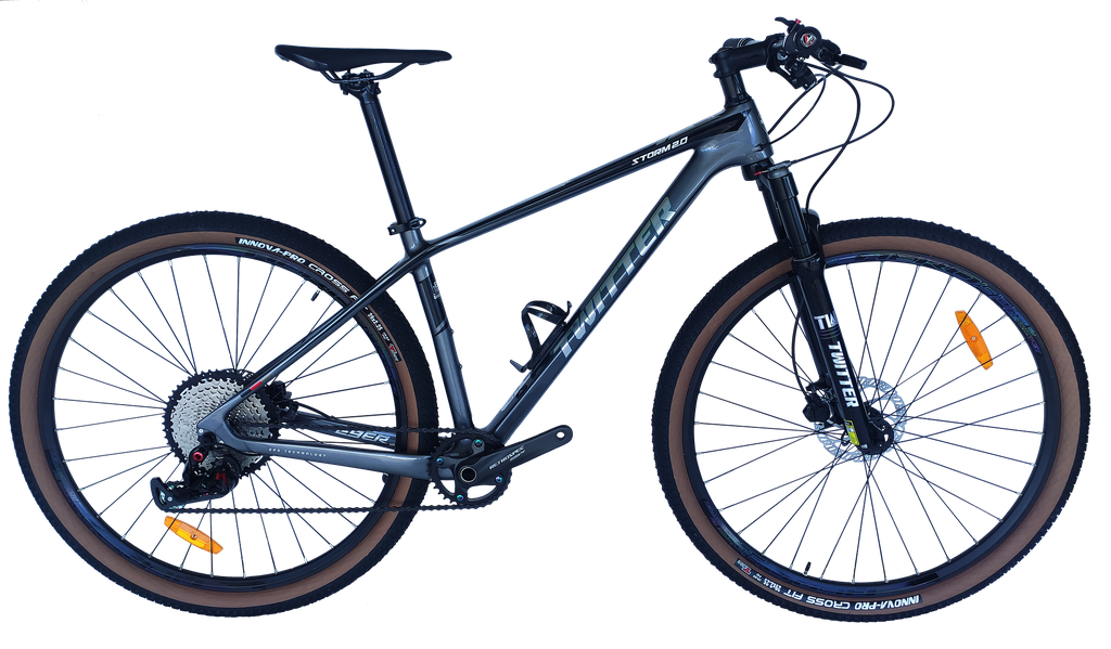 Bicicleta TWITTER 29 MTB STORM2.0 19 carbon M6100-12V dark grey 