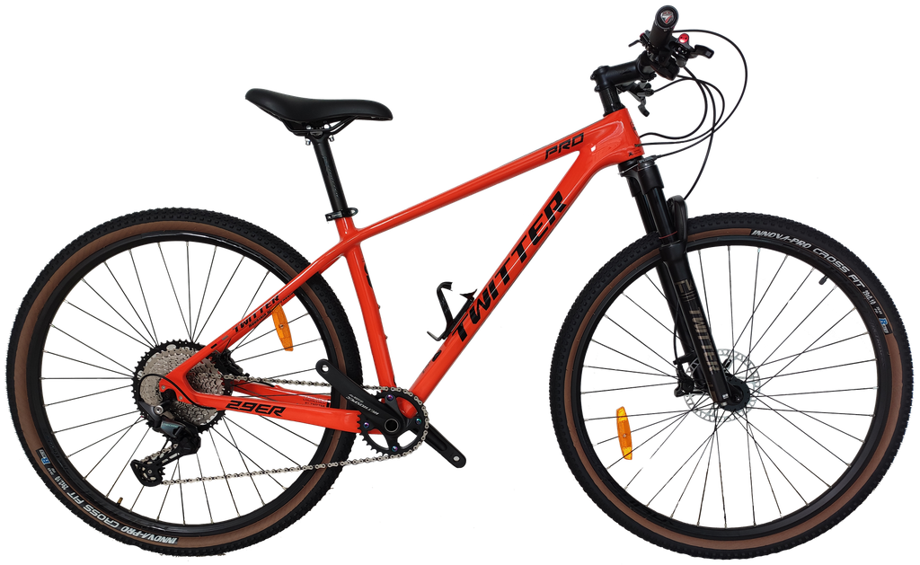 Bicicleta TWITTER 29 MTB LEOPARD PRO 15 carbon 12v M6100 orange 