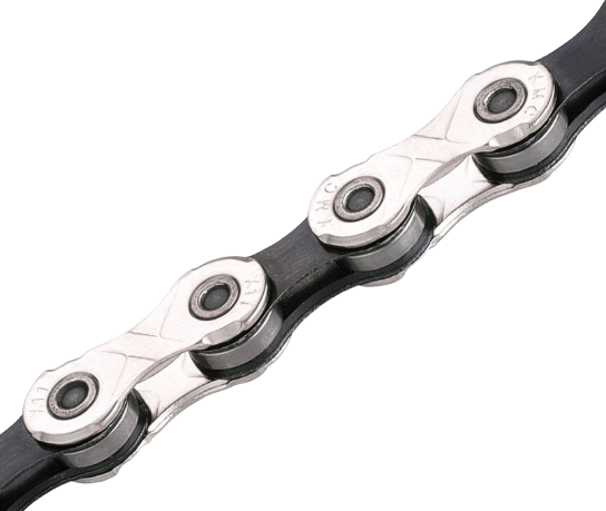 Cadenilla KMC 1/2x11/128 118 links X11 silver/black 11v