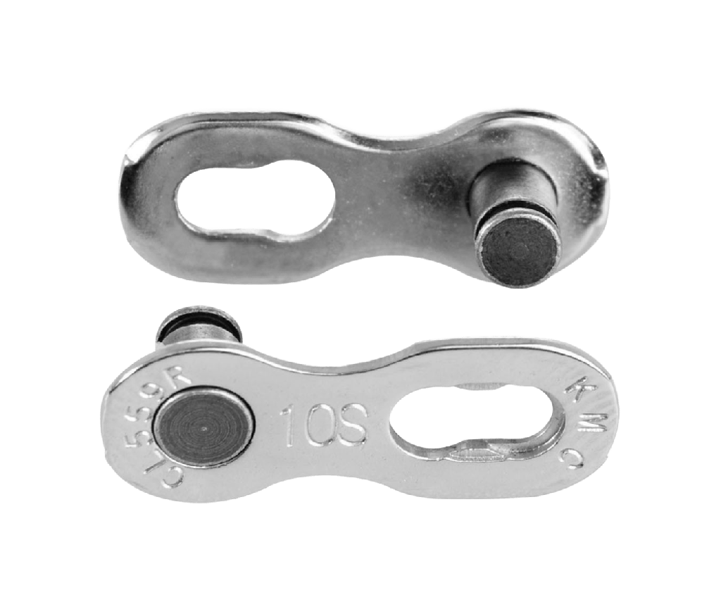 Chaveta KMC conector CL559R 10v silver carton 2pcs