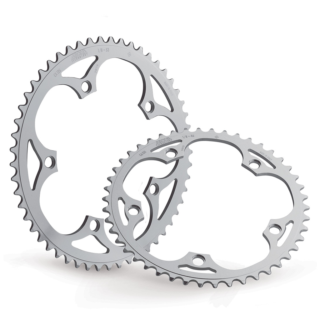 Coronilla MICHE Pista 46T 135mm silver