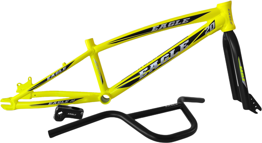 Cuadro EAGLE-RX 20 disc c/trinche-timon-stem yellow 4pcs