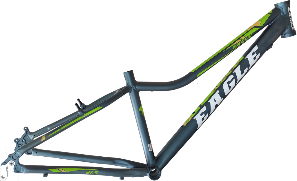 Cuadro EAGLE 27.5 LADY 16 alum grey/green/white/yellow 