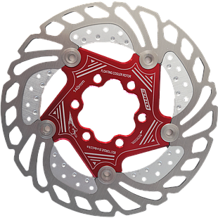 Disco RETROSPEC IIIPRO T25 140 mm c/disipador de temperatura 6tor red/silver caja