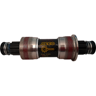 Eje NECO de centro Cartridge 108mm 10 estrias carbon TW