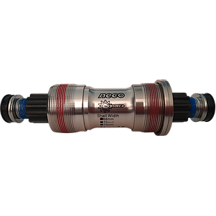 Eje NECO de centro Cartridge 108mm 10 estrias alum TW
