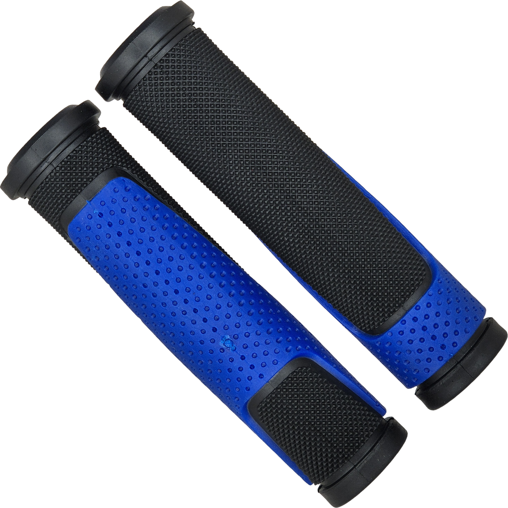 Grips EAGLE MTB EG-914 130mm black/blue neon CN