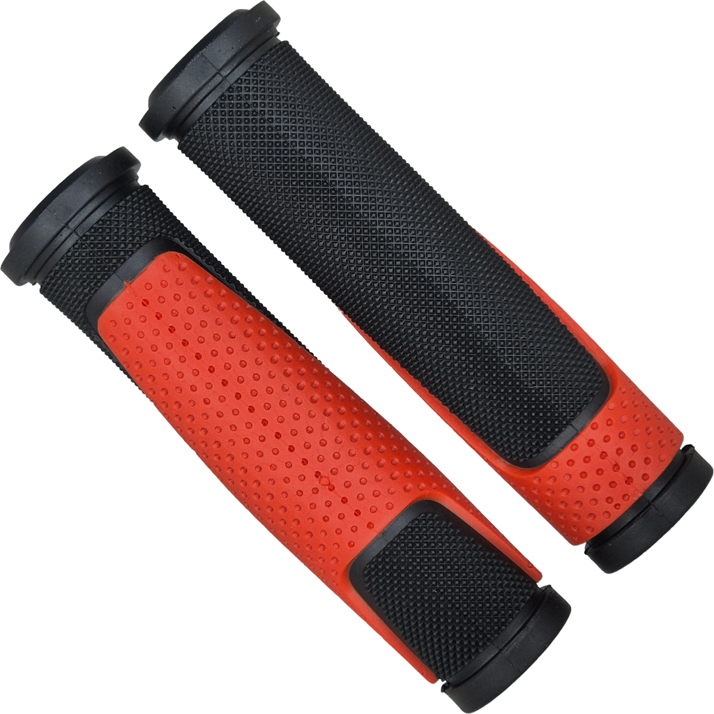 Grips EAGLE MTB EG-914 130mm black/red neon CN