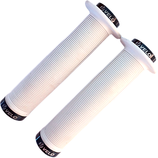 Grips VELO BMX 145mm c/flang c/seg white 9762AD2BK