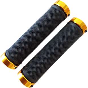 Grips VELO c/seguro black/yellow  VLG-775 AD2