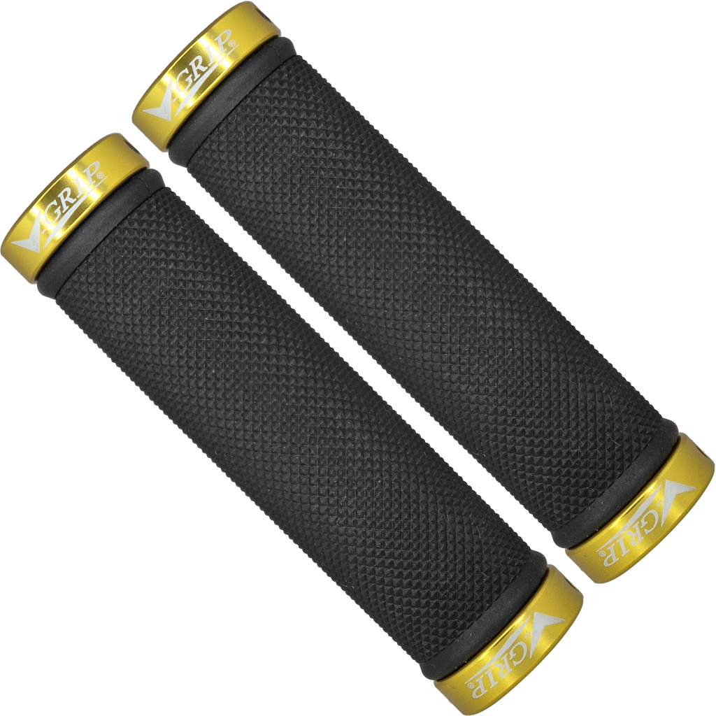 Grips V-GRIPS d/densidad c/seg black/golden  V-818AC
