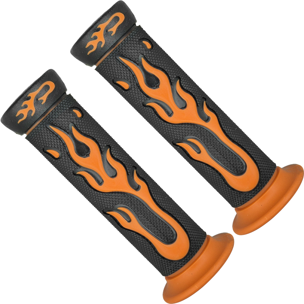 Grips V-GRIPS Llamas c/flang  black/orange  CWG20588B