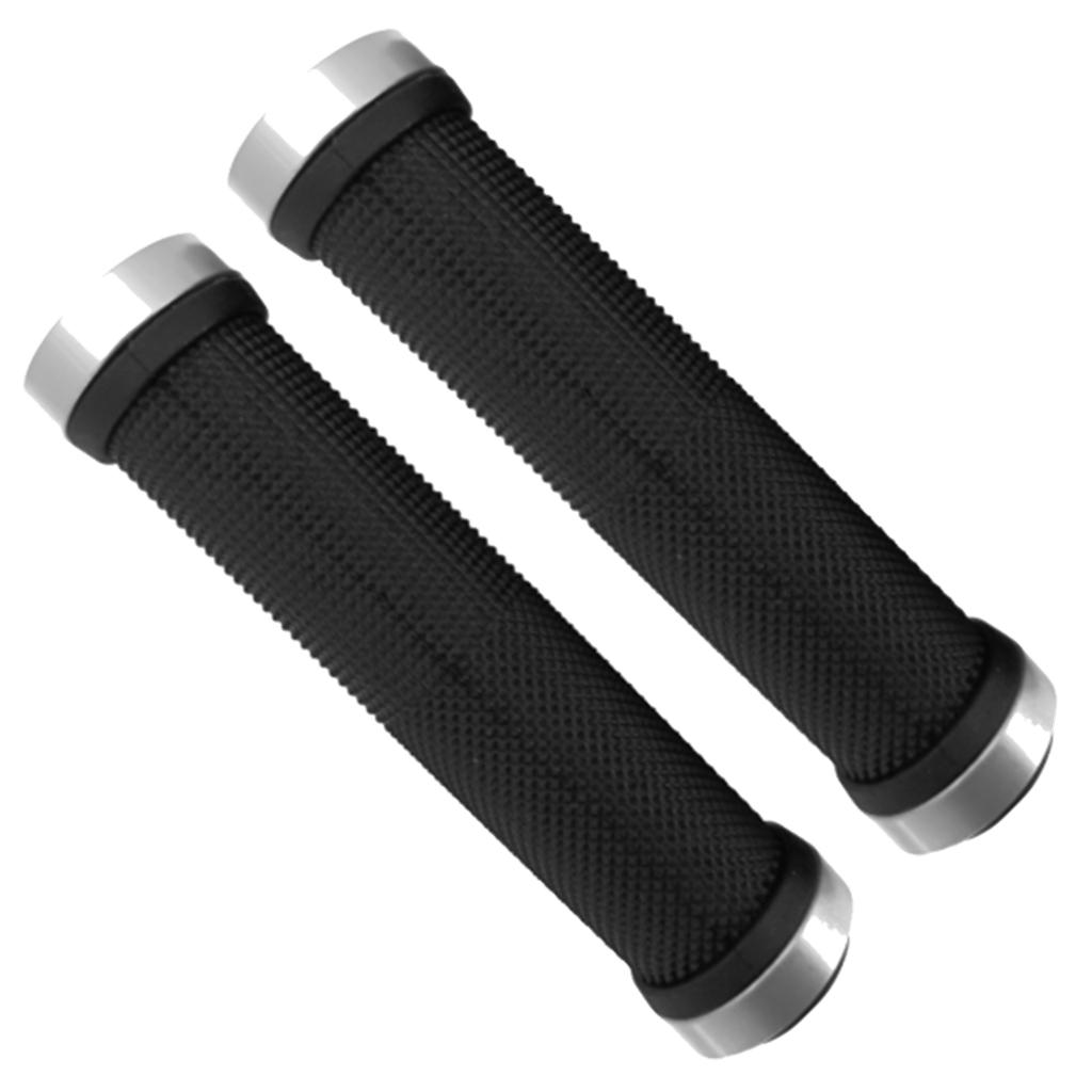 Grips EAGLE EG-9010 silicon 130mm c/seguro Black/silver par