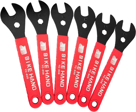 H-Llave BIKE HAND de Conos 16/21/22/23/24/25mm 6pcs set YC-658 TW